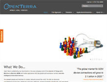 Tablet Screenshot of openterra.com